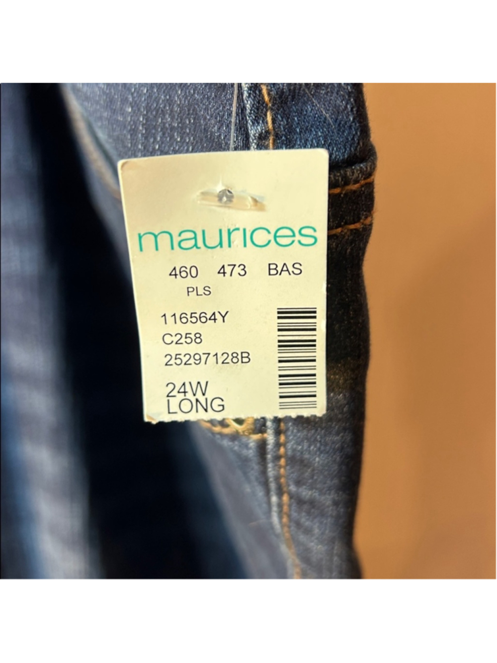 m jeans by maurices Classic Slim Boot Mid Rise Jean size 24W Long - Picture 2 of 10